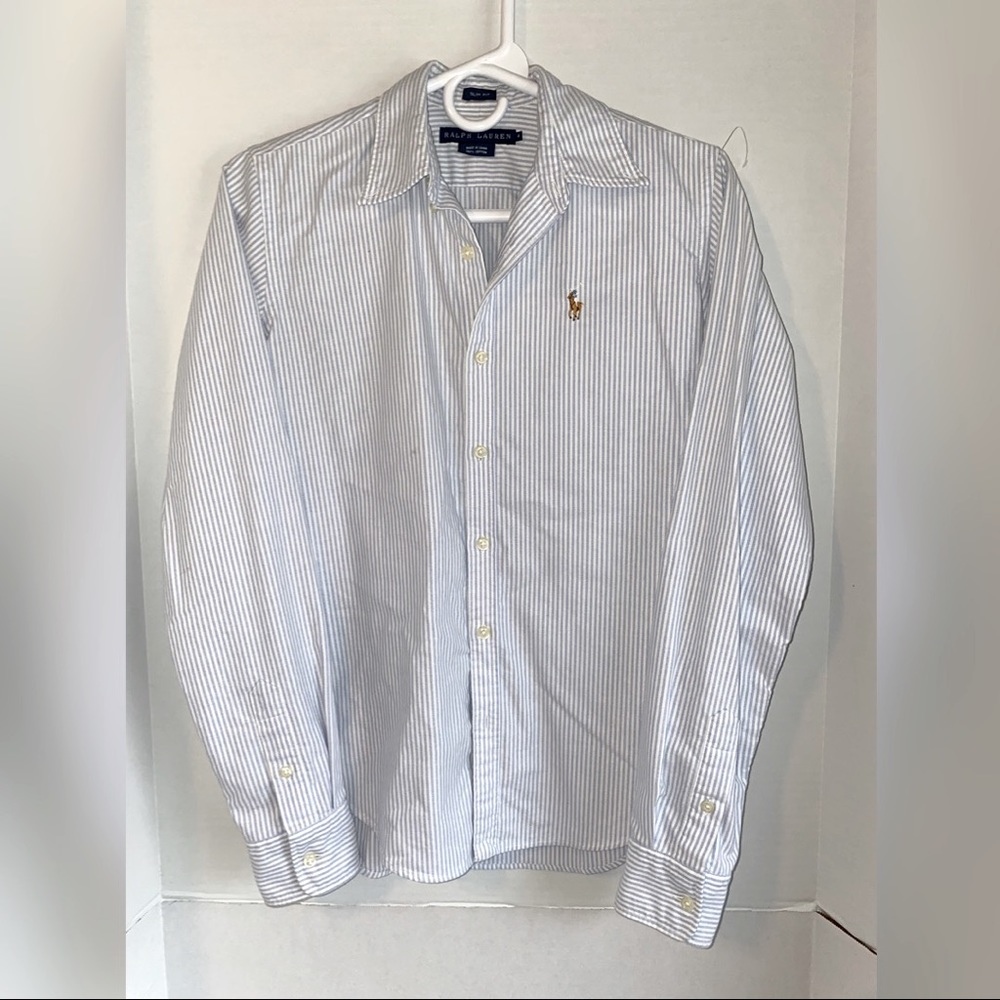 Men’s Polo Ralph Lauren Men’s Classic Fit Striped Oxford Shirt